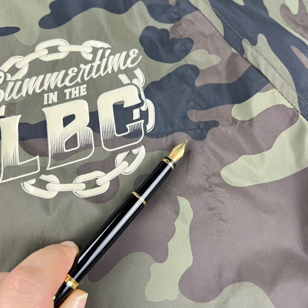 Music Festival Camo Jacket Men's LARGE Summertime In The LBC 2017 Wu-Tang 50